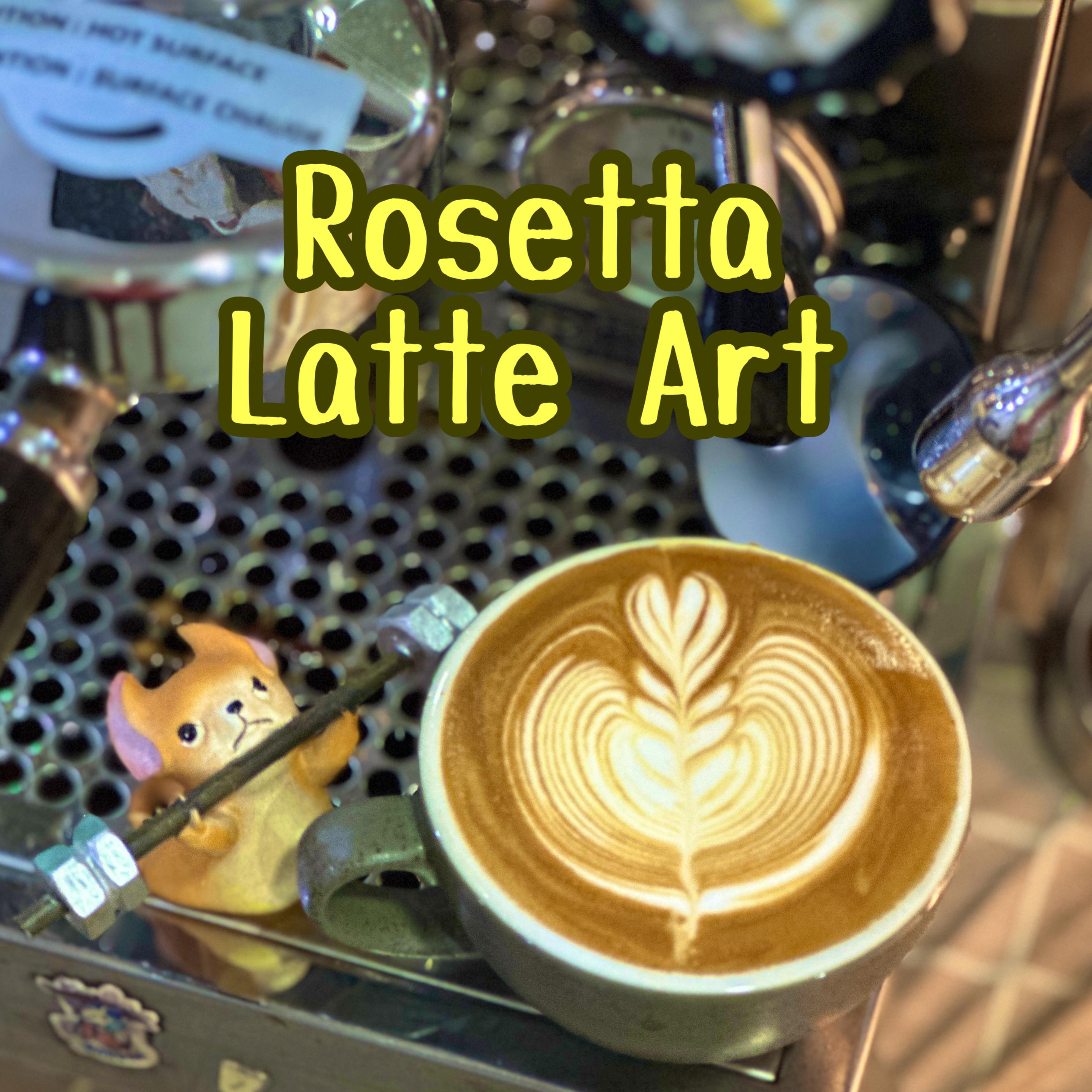 Rosetta latte art 10th Aug - Lefty Coffee