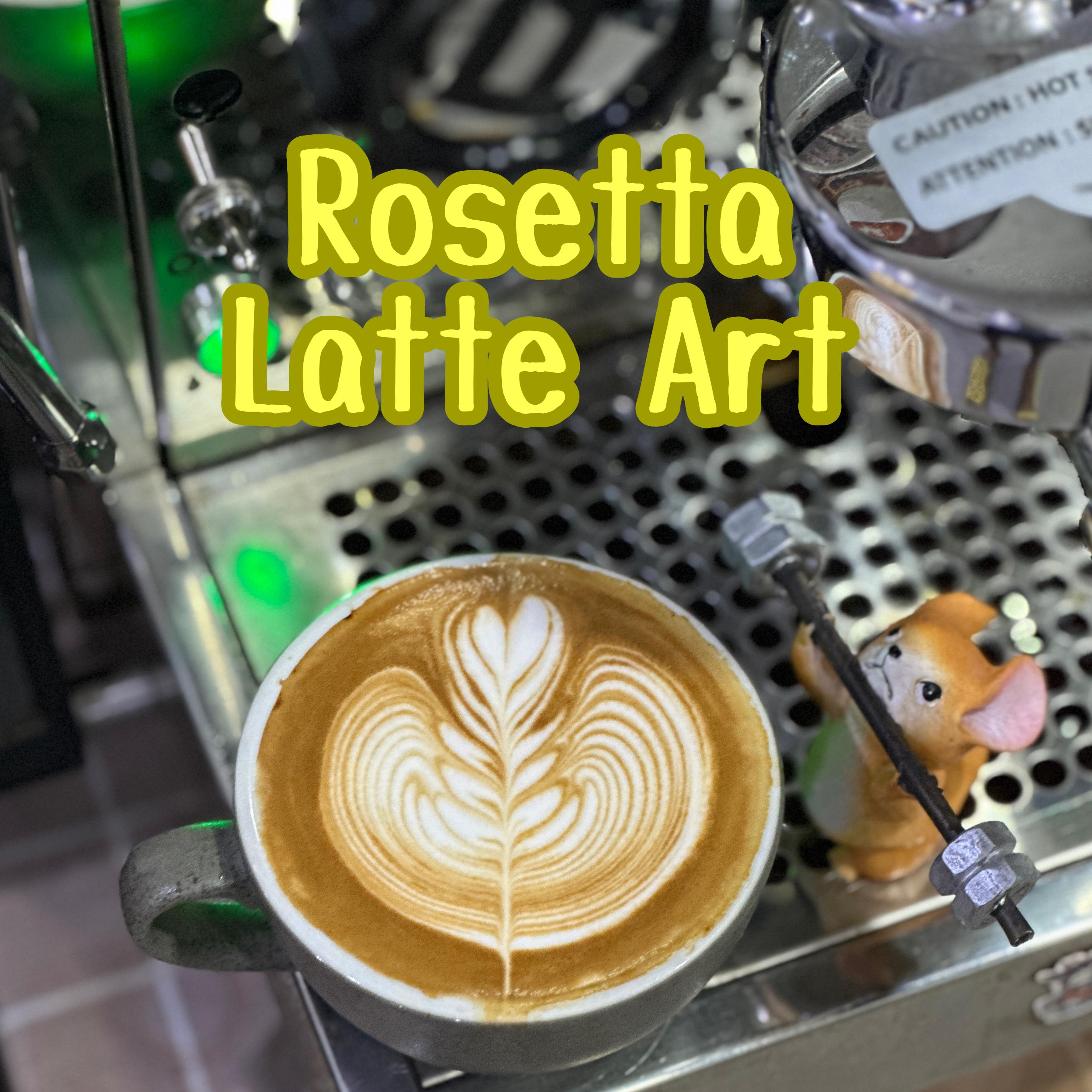 Rosetta latte art 6th Oct - Lefty Coffee